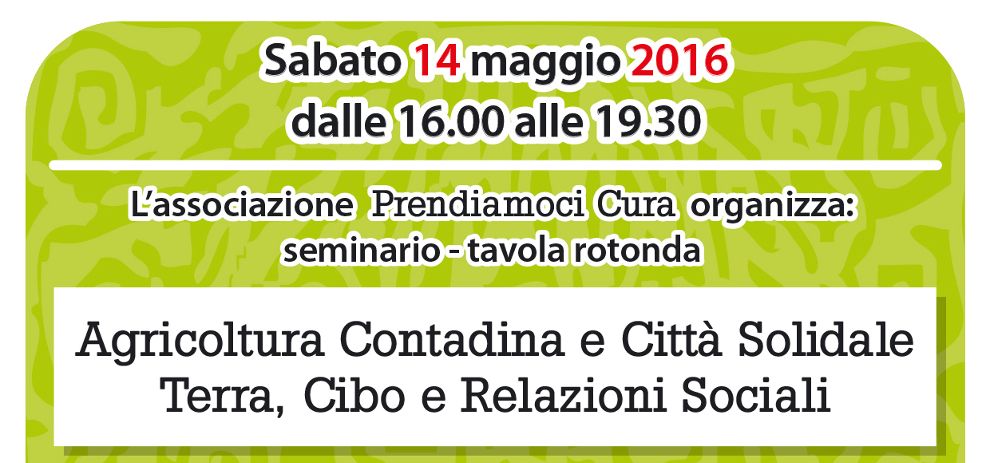 Agricoltura Contadina e Città Solidale