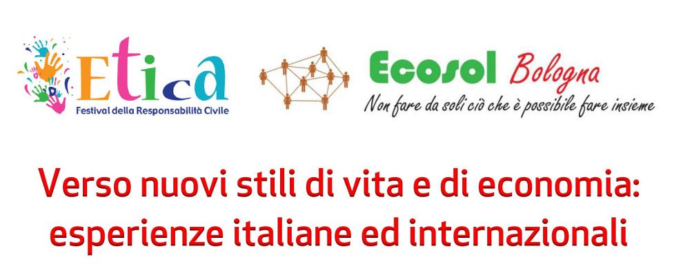 Verso nuovi stili di vita e di economia