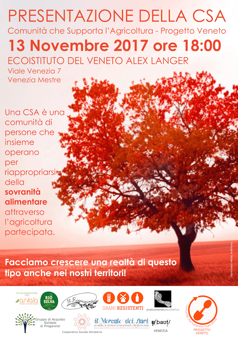 Presentazione progetto CSA Veneto