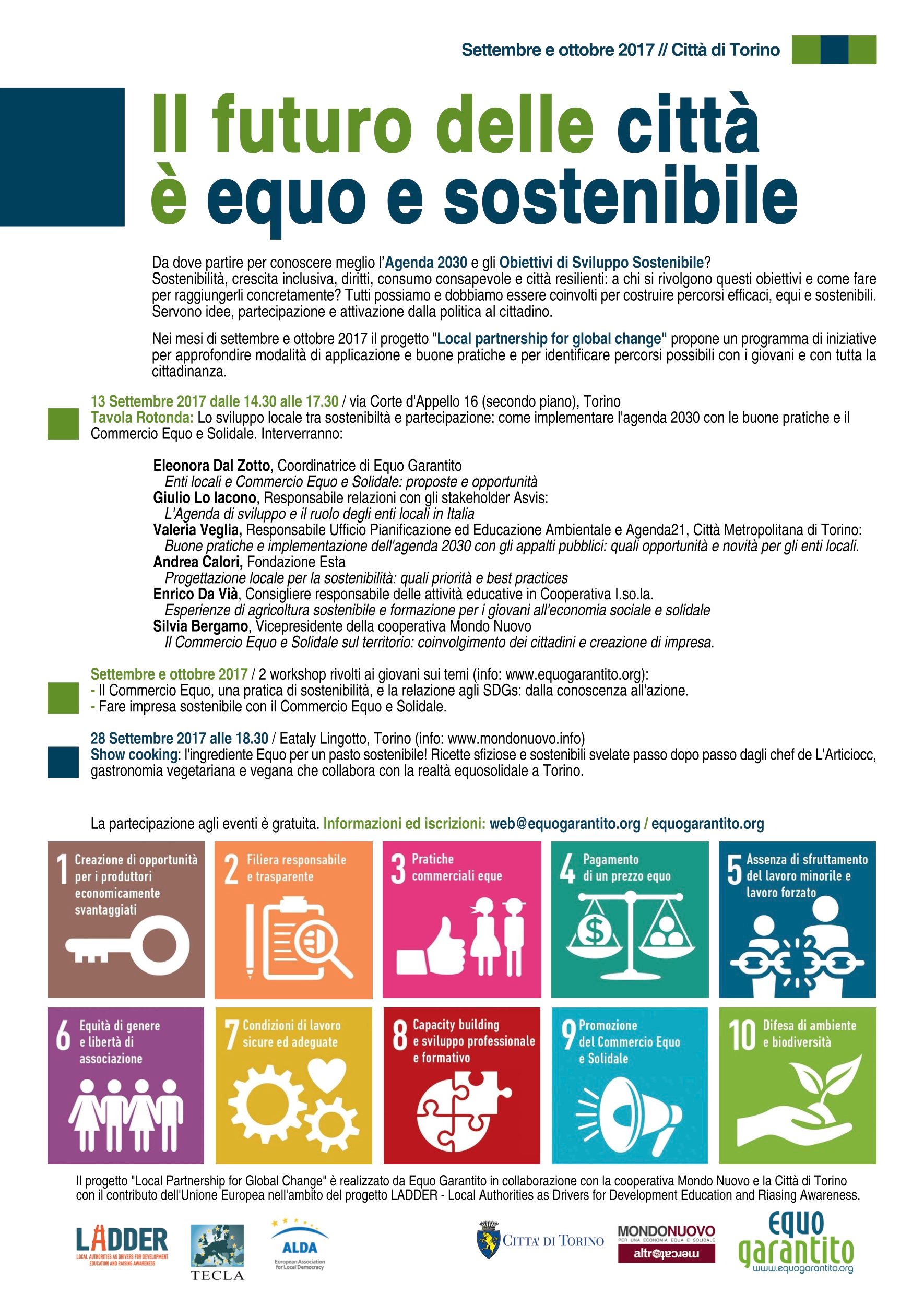 Il futuro delle città è equo e sostenibile