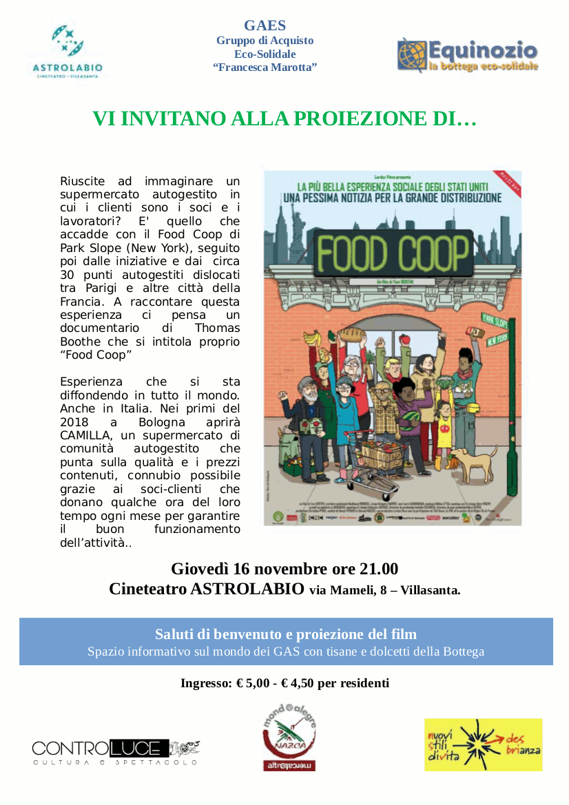 Food Coop a Villasanta