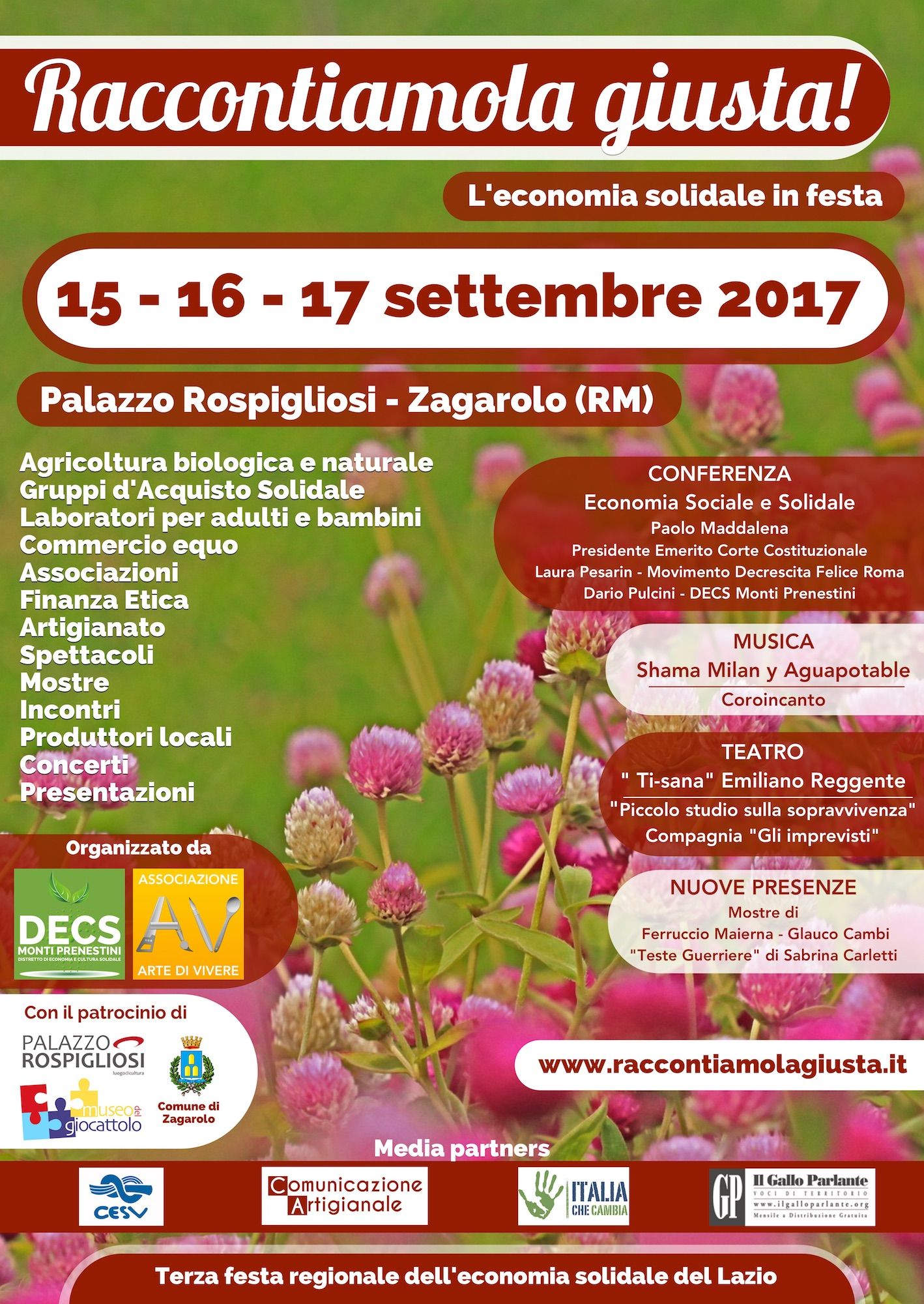 Raccontiamola giusta! 2017