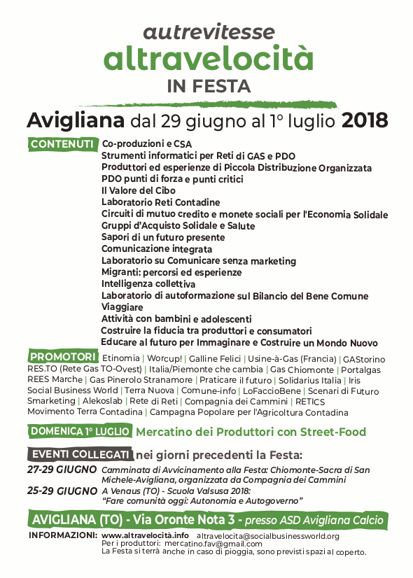 Costruire il noi ad altra velocità