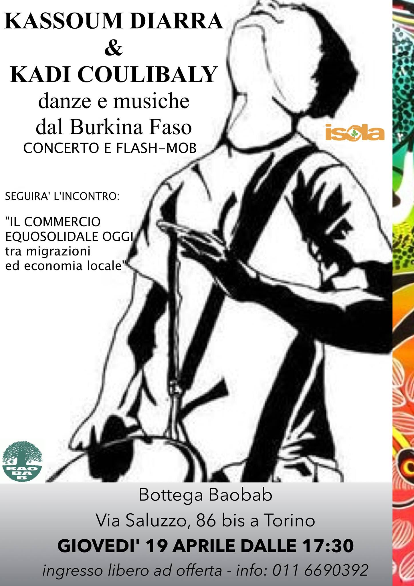 Concerto e flash-mob c/o Baobab Torino