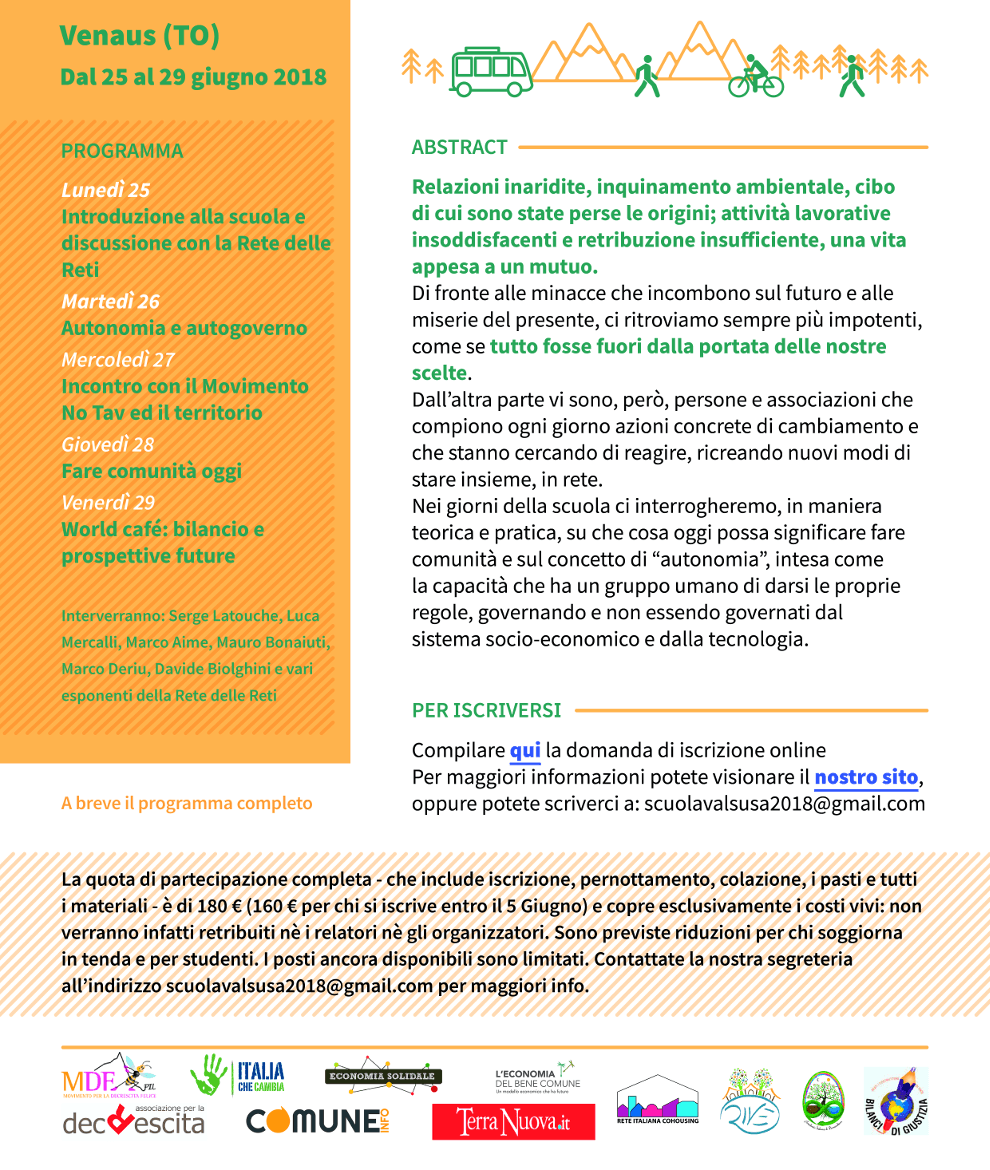 Scuola estiva in Valsusa