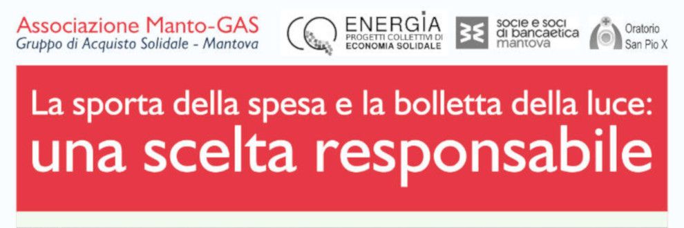 La sporta della spesa e la bolletta della luce