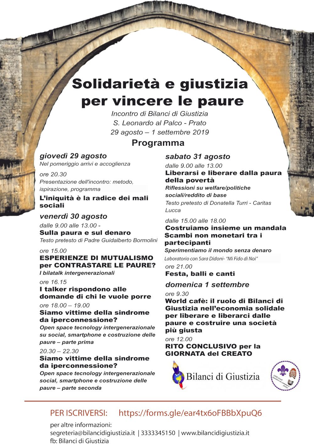 Solidarietà e giustizia per vincere le paure