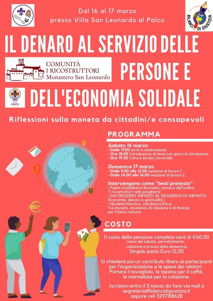 Il denaro al servizio delle persone e dell'economia solidale