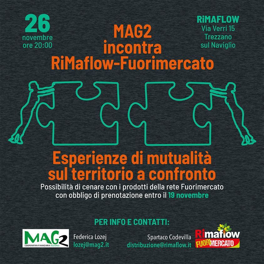 Mag2 incontra RiMaflow-Fuorimercato