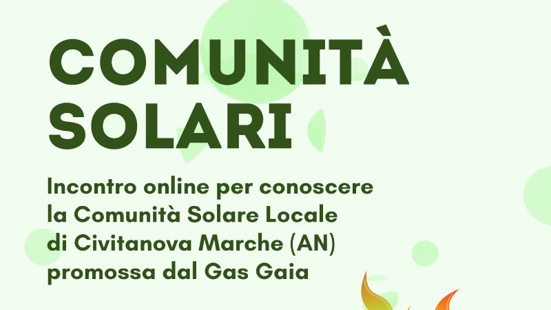 Comunità solare a Civitanova Marche