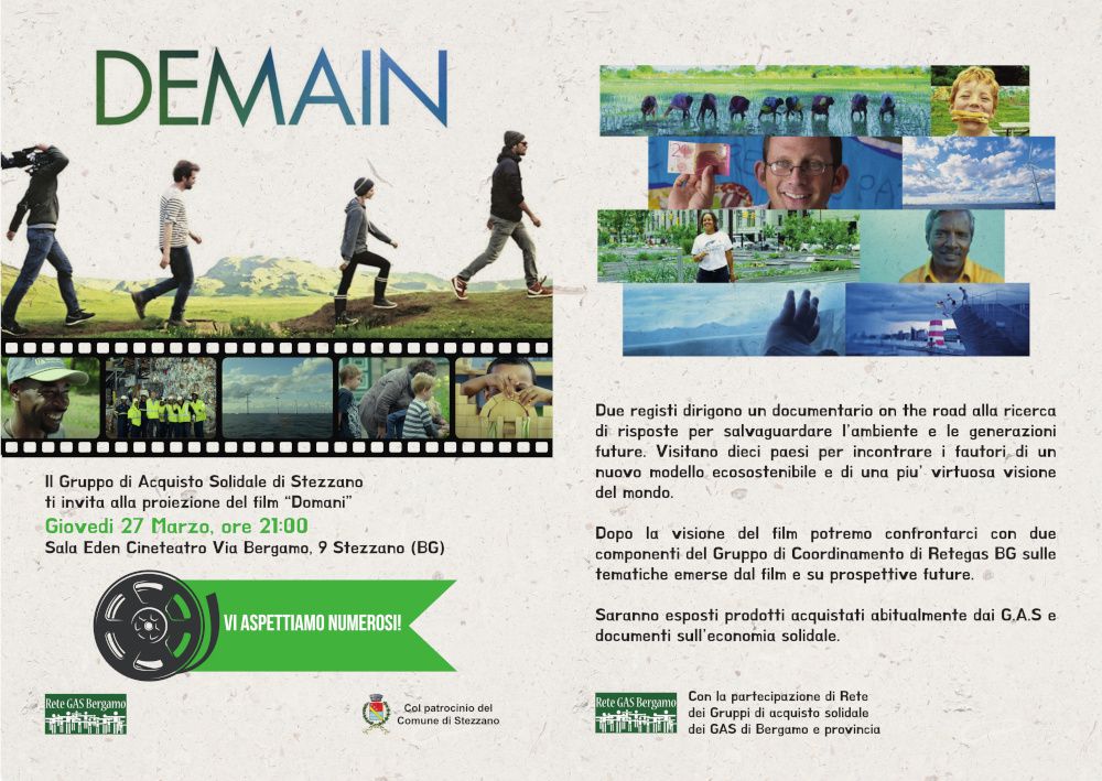 "Domani", il film a Stezzano