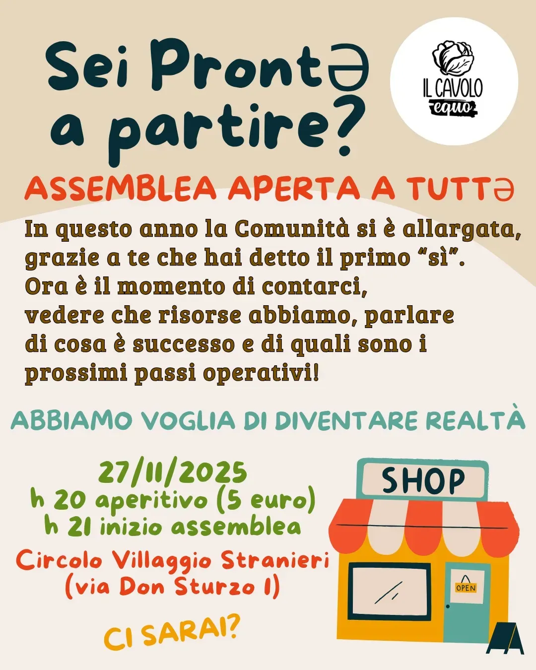 FoodCoop Il Cavolo Equo - Assemblea di Comunità 