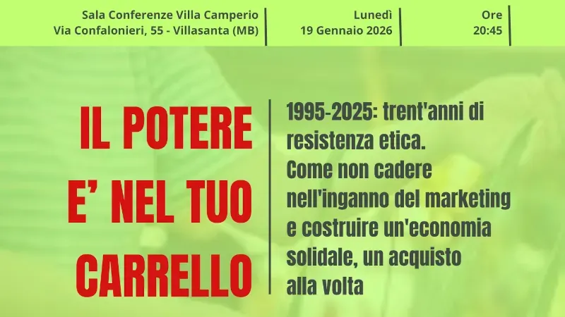 Il potere è nel tuo carrello