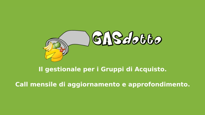 Aggiornamenti su GASdotto