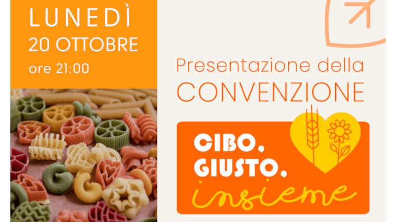 Presentazione Girolomoni e convenzione "Cibo giusto insieme"