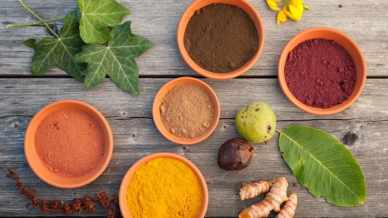 I colori naturali: istruzioni per l'uso