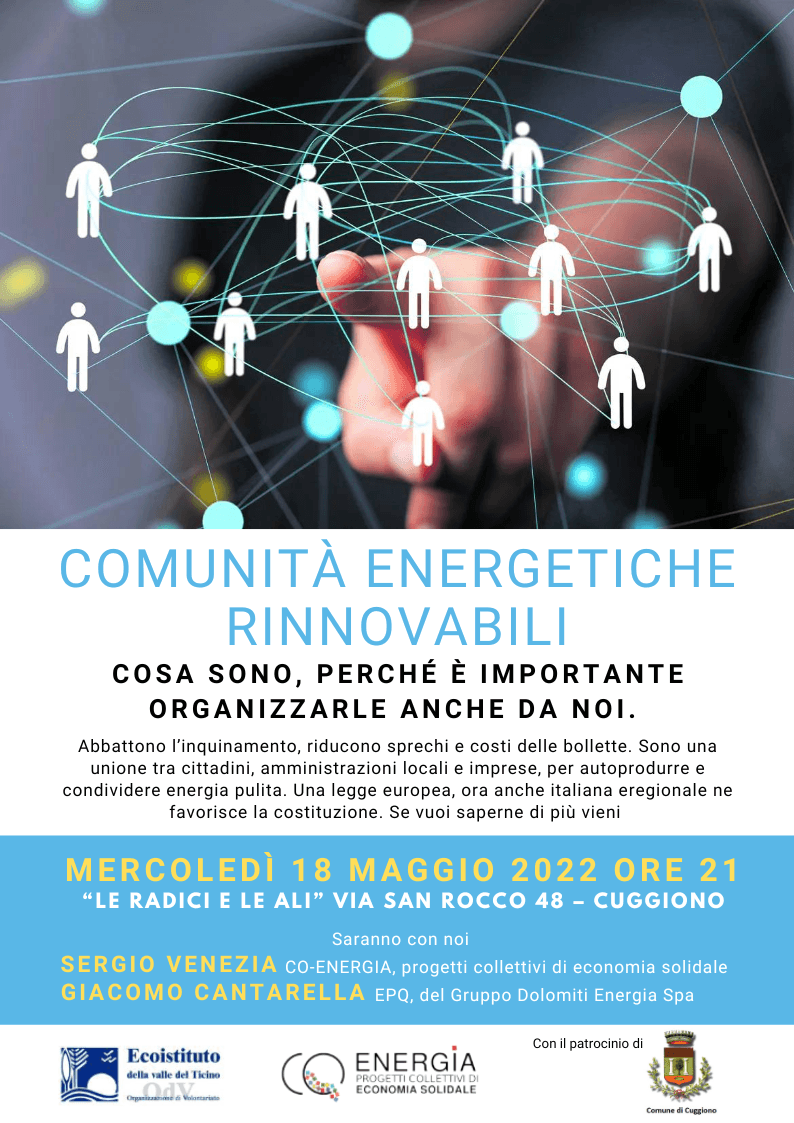 Comunità energetiche rinnovabili. Cosa sono, perché è importante organizzarle anche da noi