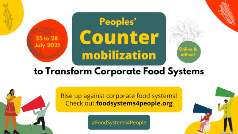 Contro il Summit sui Sistemi Alimentari delle Nazioni Unite 