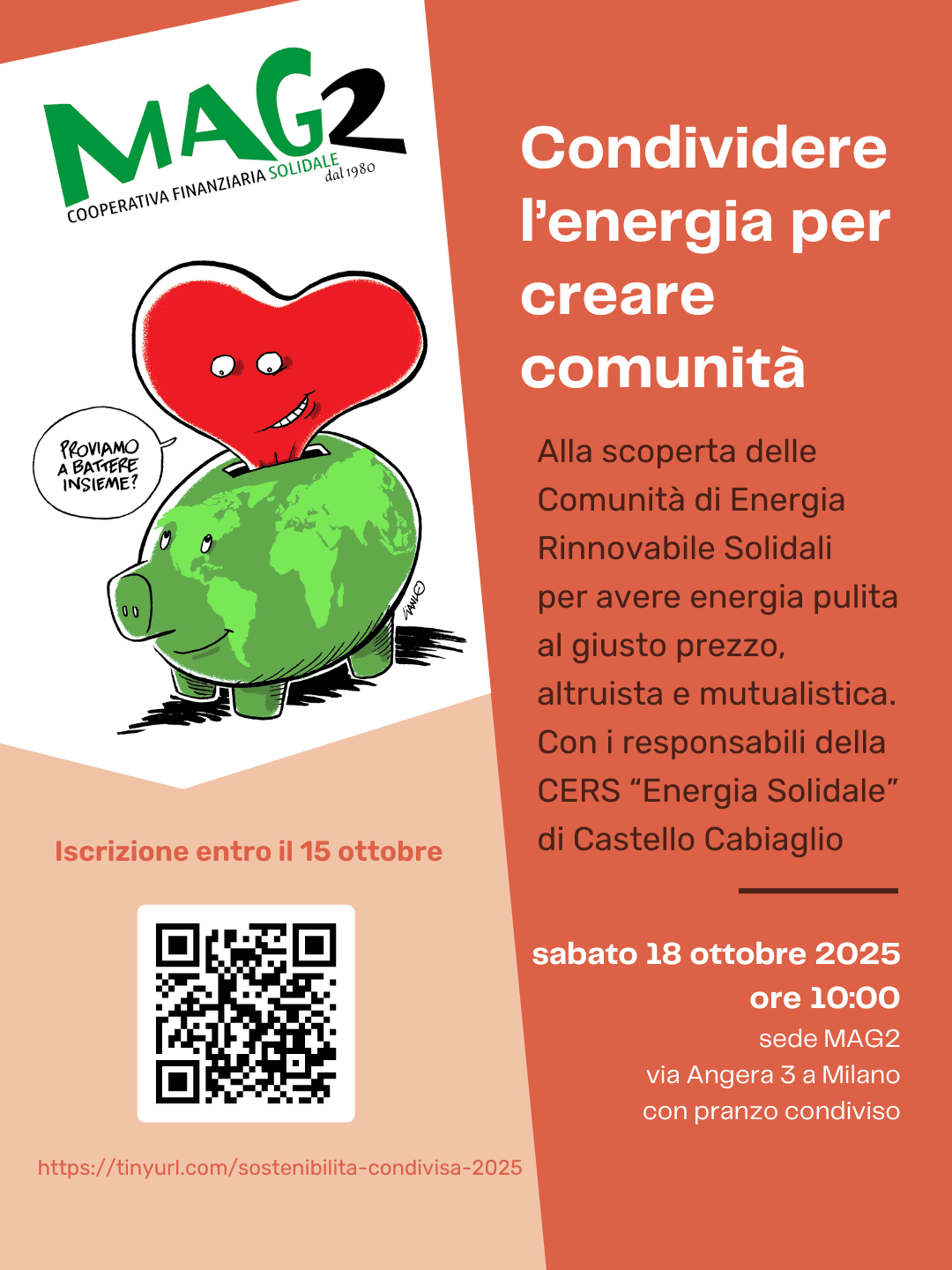 Condividere l'energia per creare comunità