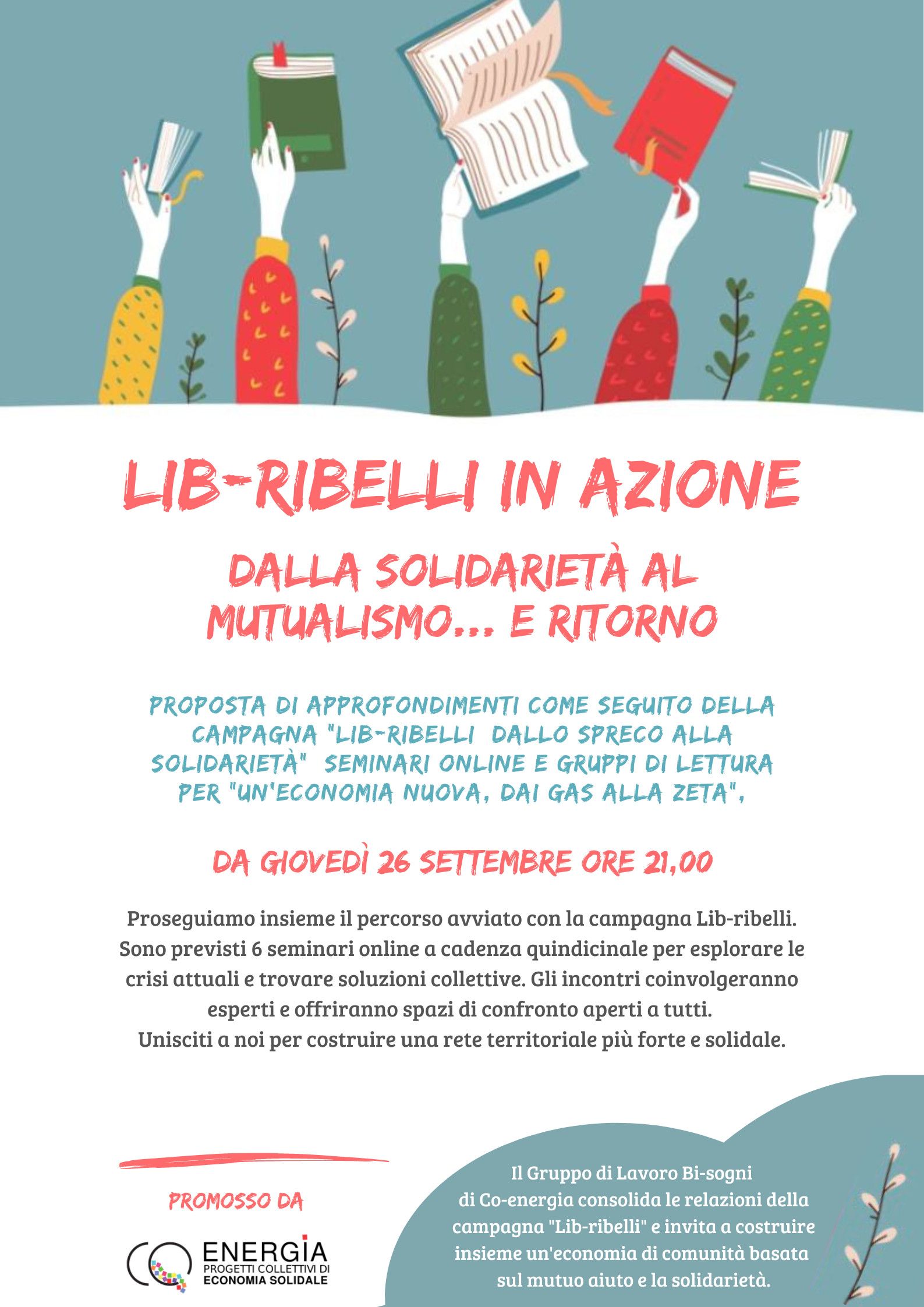 Lib-ribelli in Azione: “Dalla solidarietà al mutualismo… e ritorno”