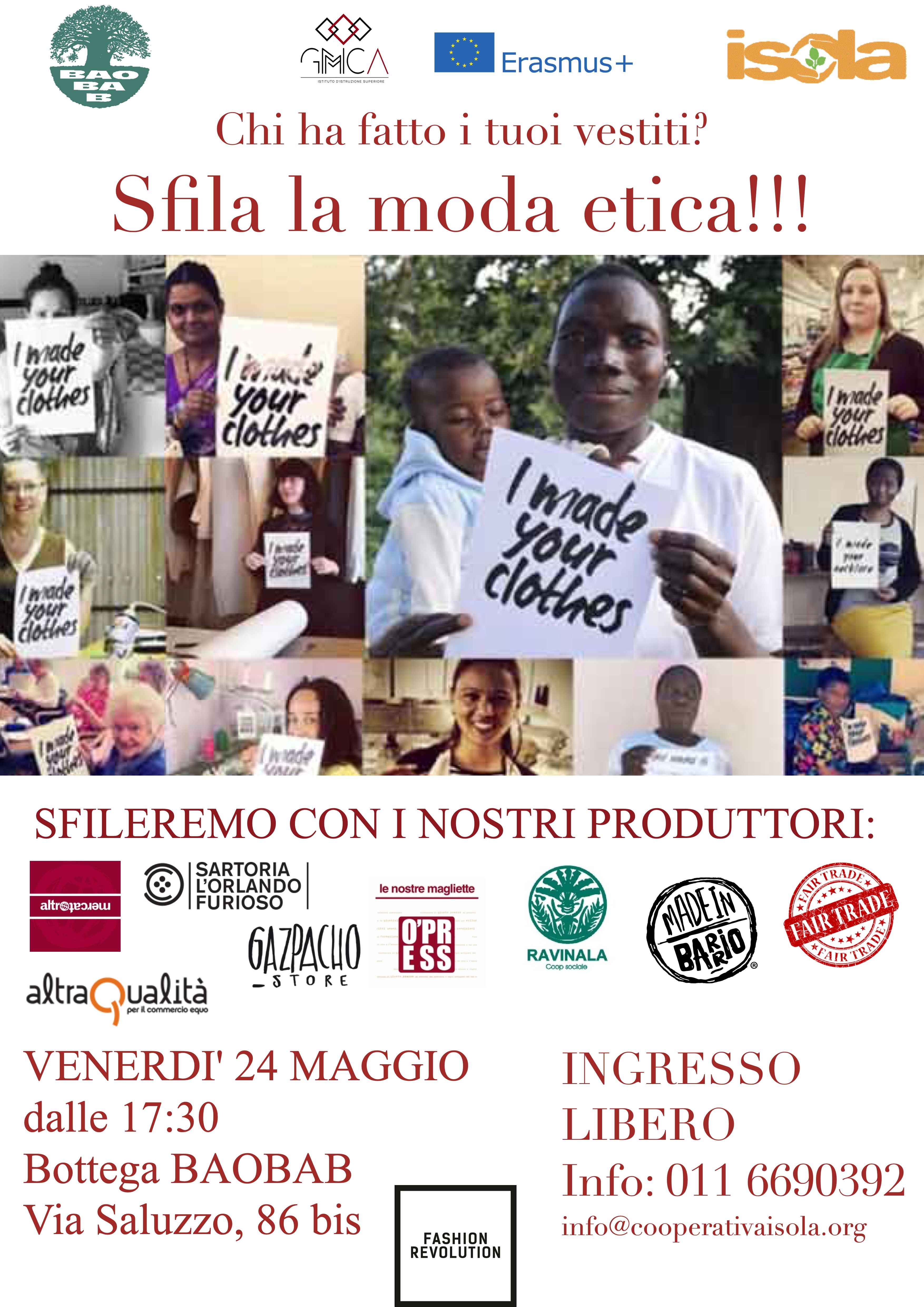 La Moda Etica sfila da Baobab!