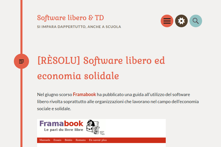 [RESOLU] Software libero ed economia solidale