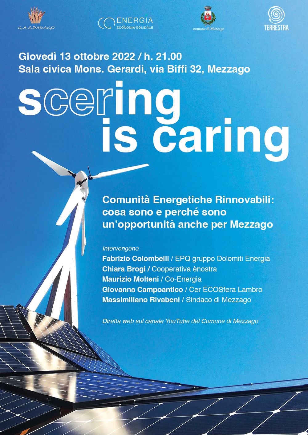 Incontro sulle Comunità Energetiche Rinnovabili a Mezzago