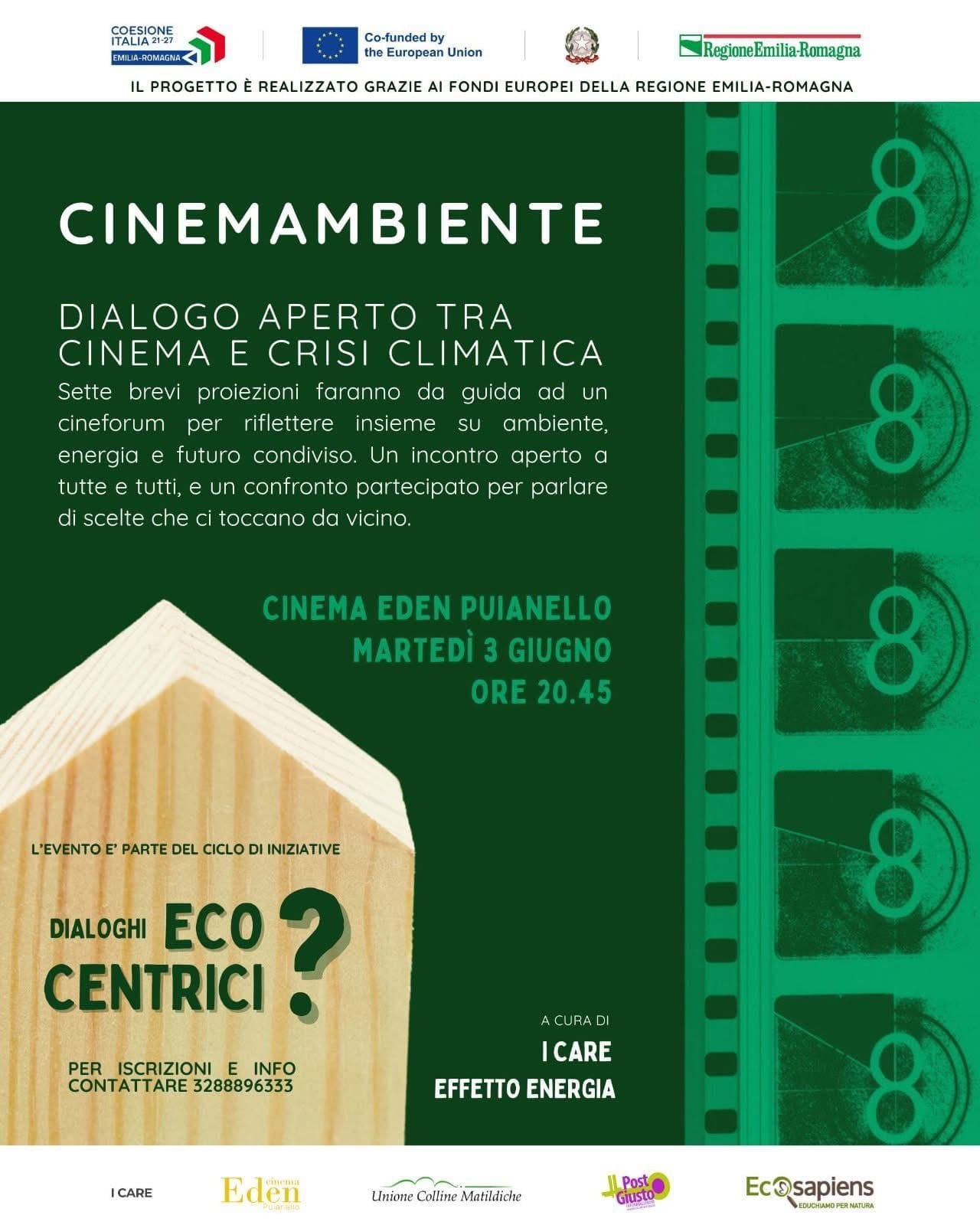 CINEMAMBIENTE - Dialogo aperto tra cinema e crisi climatica