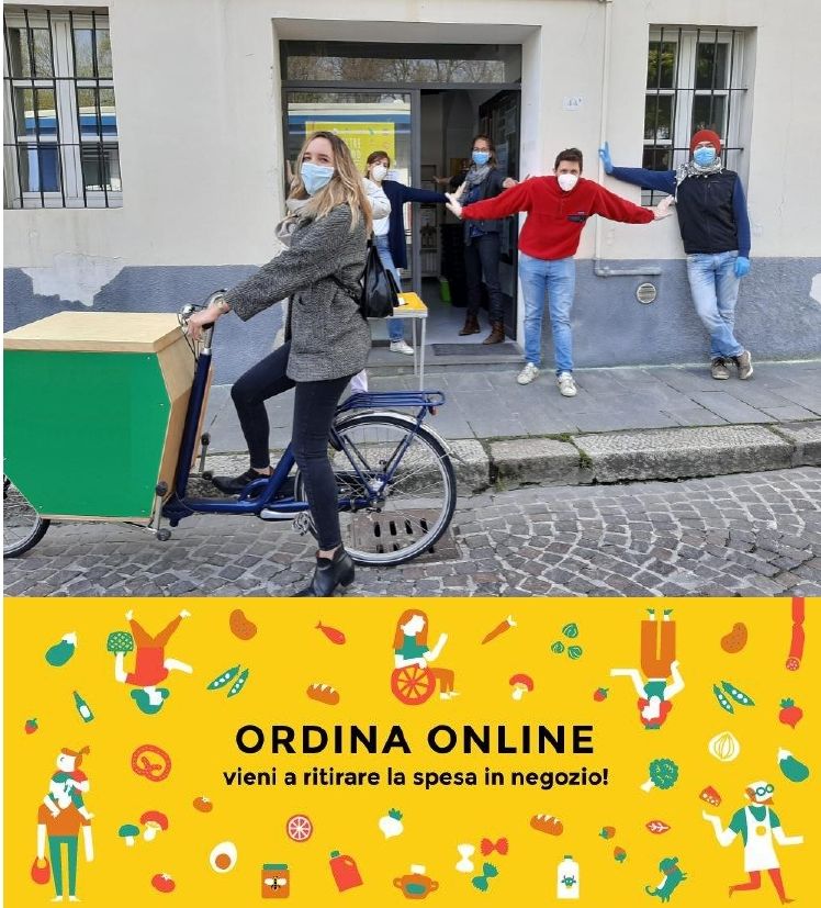 OLTREfood Coop apre, e subito si attiva nell'emergenza