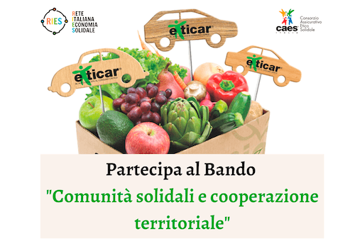 Bando RIES-ETICAR: “Comunità solidali e cooperazione territoriale”