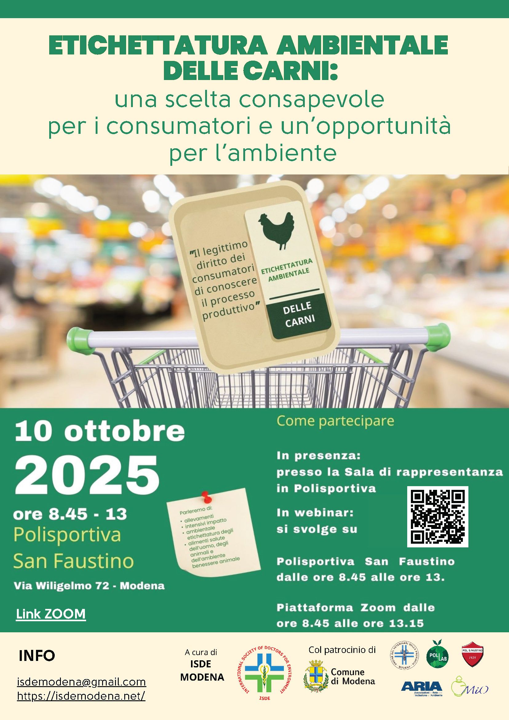 Etichettatura ambientale delle carni per scelte consapevoli e più rispettose dell'ambiente