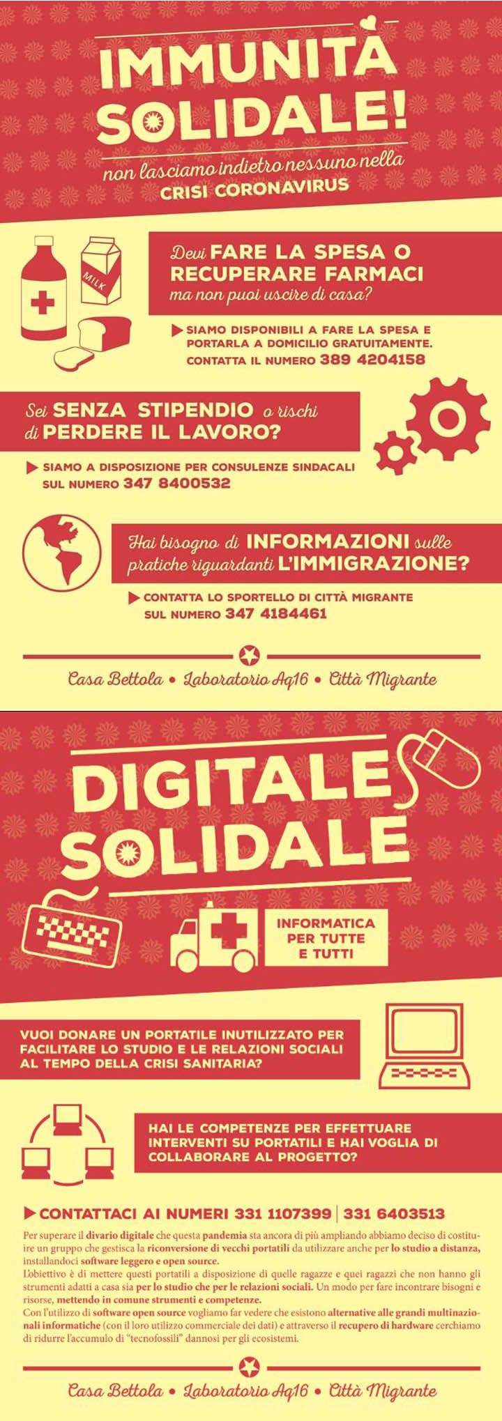 Immunità Solidale a Reggio Emilia