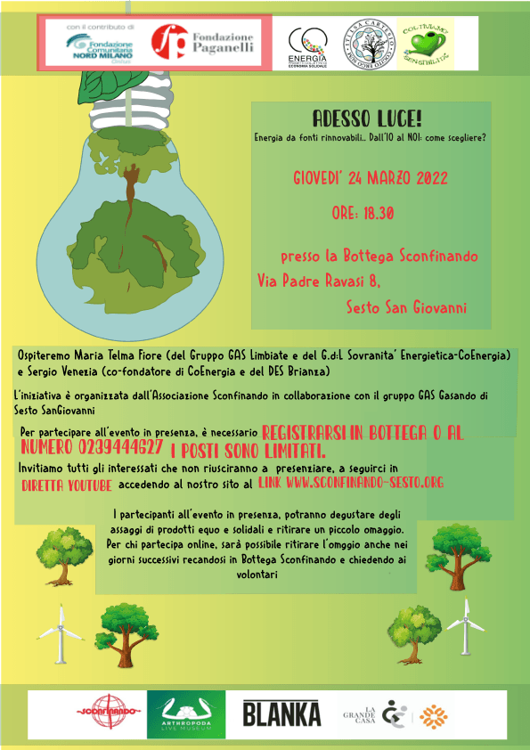 Apericena "ADESSO LUCE!"