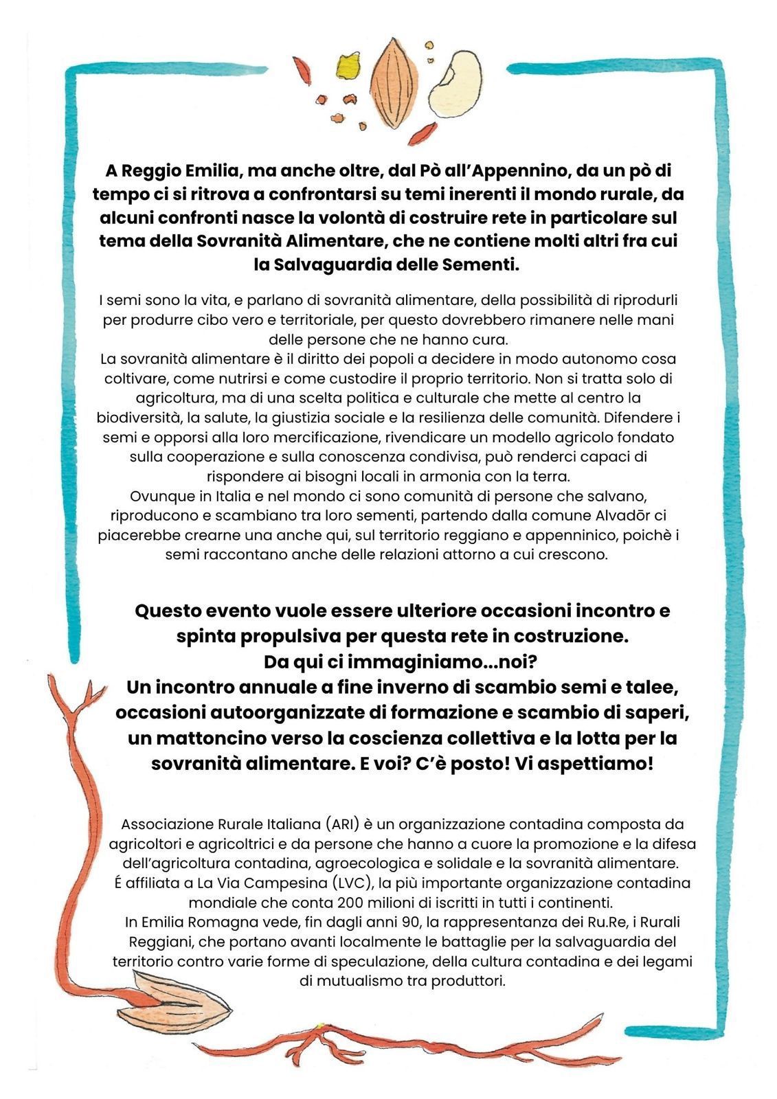 Se mi pianti sarò libero - Piccola fiera delle sementi consapevoli