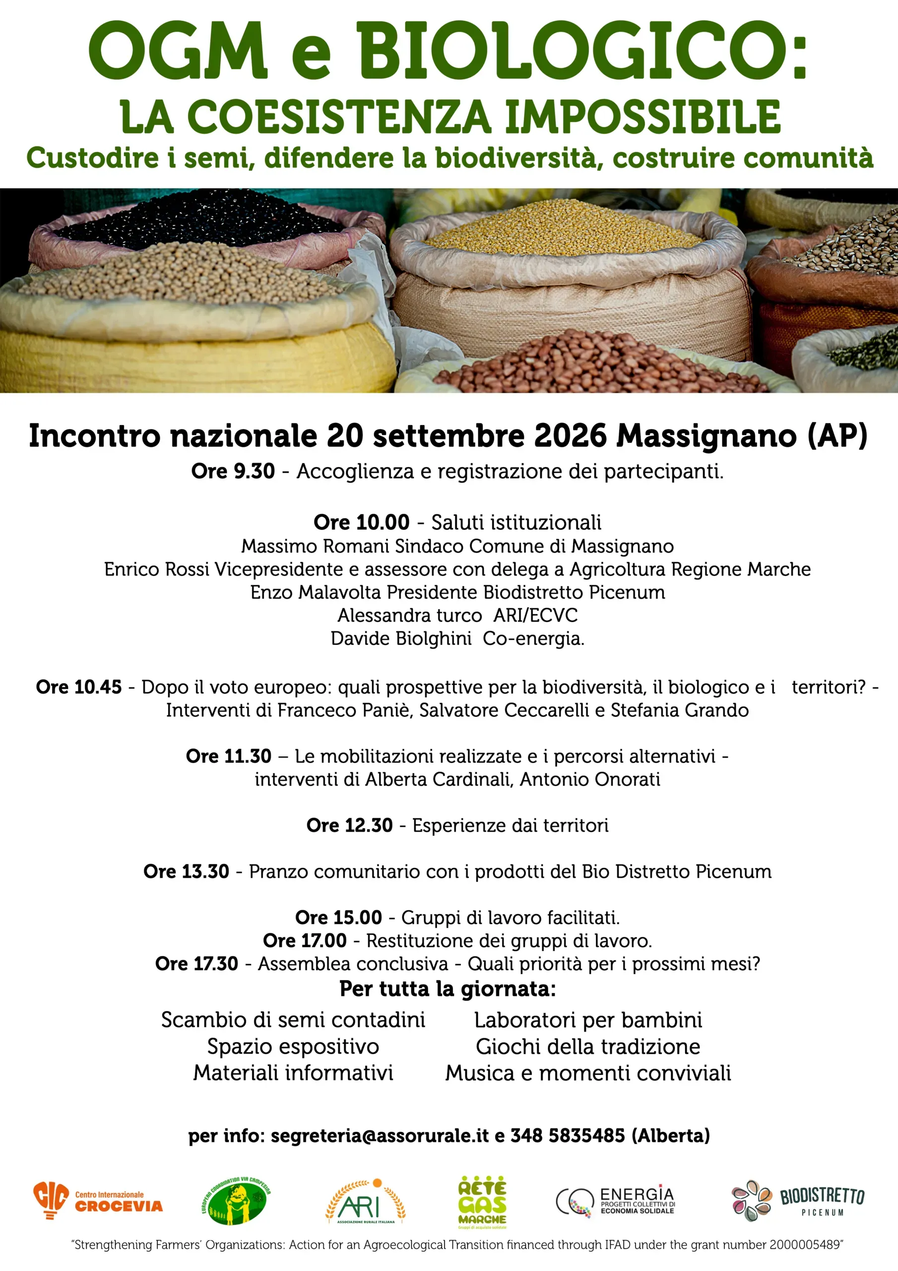OGM e Biologico: la coesistenza impossibile