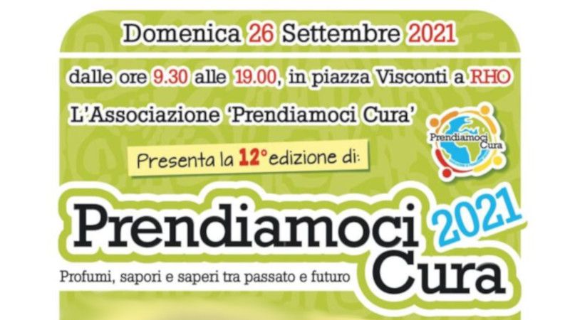 Il 26 settembre parliamo di energia a "Prendiamoci cura", Rho (MI)