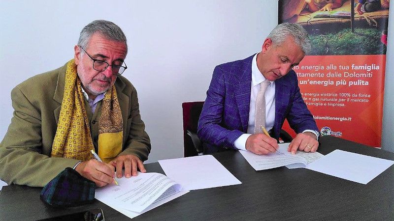 Rinnovata la convenzione tra DOLOMITI ENERGIA e Ass. CO-energia