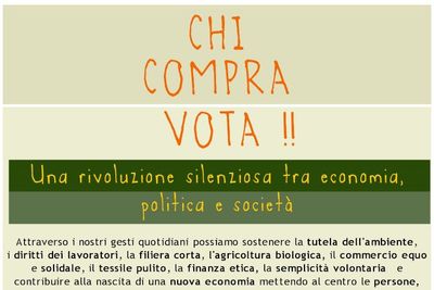 Chi compra vota!!