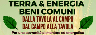Terra ed energia beni comuni