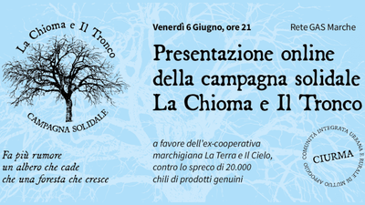 Presentazione online La Chioma e Il Tronco