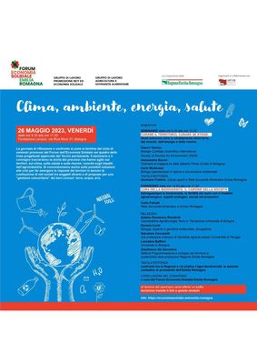 Clima, ambiente, energia, salute. Evento promosso dal Forum regionale dell'Economia Solidale.