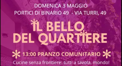 Pranzo di comunità: il bello del quartiere