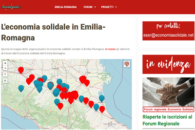 economiasolidale.net v0.6 e la home-page per l'Emilia-Romagna