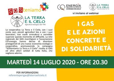 Webinar: I Gas e le azioni concrete e di solidarietà
