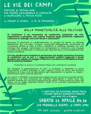Dalle progettualità alle politiche: Comunità che si e che curano