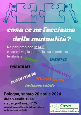 Cosa ce ne facciamo della mutualità?