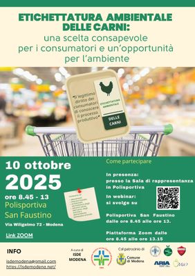 Etichettatura ambientale delle carni per scelte consapevoli e più rispettose dell'ambiente