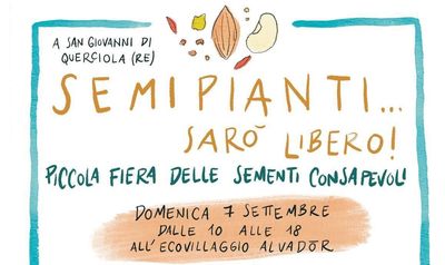 Se mi pianti sarò libero - Piccola fiera delle sementi consapevoli