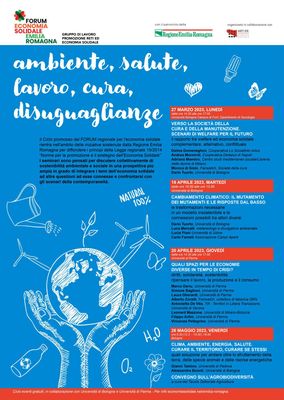 Continua il ciclo di seminari promosso dal FORUM regionale per l'economia solidale