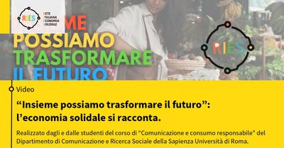 La RIES si racconta in nuovo video: scopri i volti dell'economia solidale